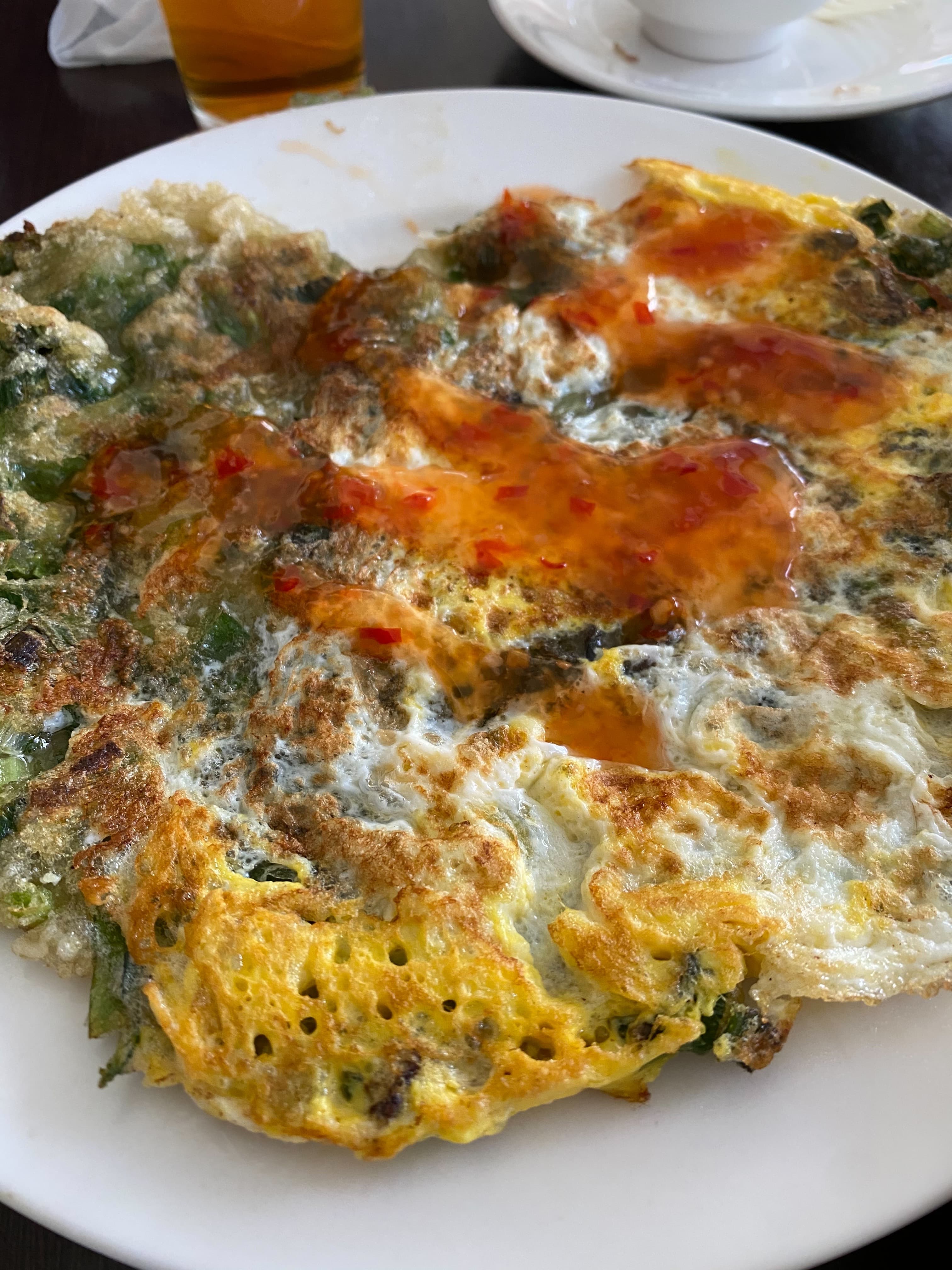 Yuan Huan Pien oyster omelet at Ningxia Night Market